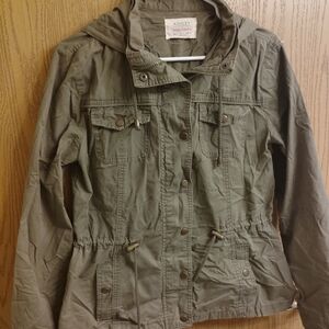 Ashley By 26 International Olive Utility Anorak Jacket